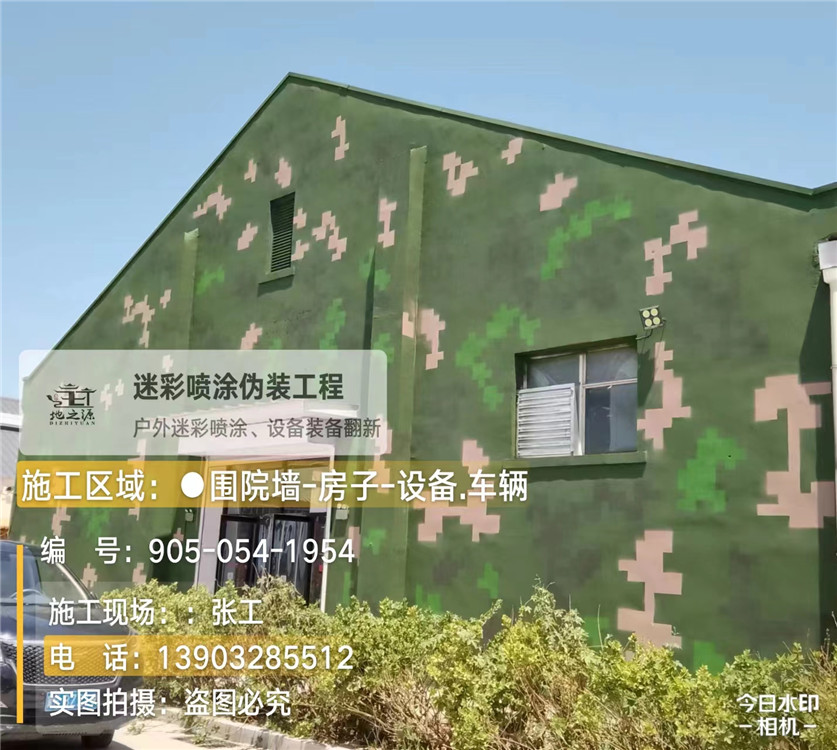 马鞍山外墙数码迷彩漆施工报价清单（100㎡标准墙面测算）